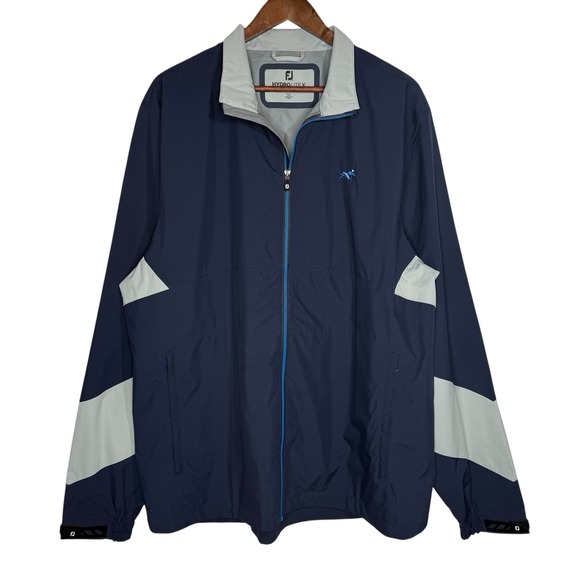 NWOT FootJoy‎ Golf HydroLite X Rain Jacket Mens XLarge NAVY Windbreaker